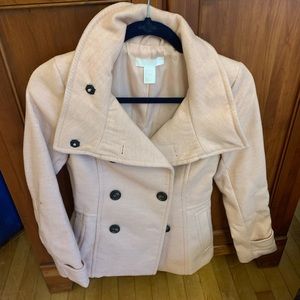 H&M Pink Peacoat